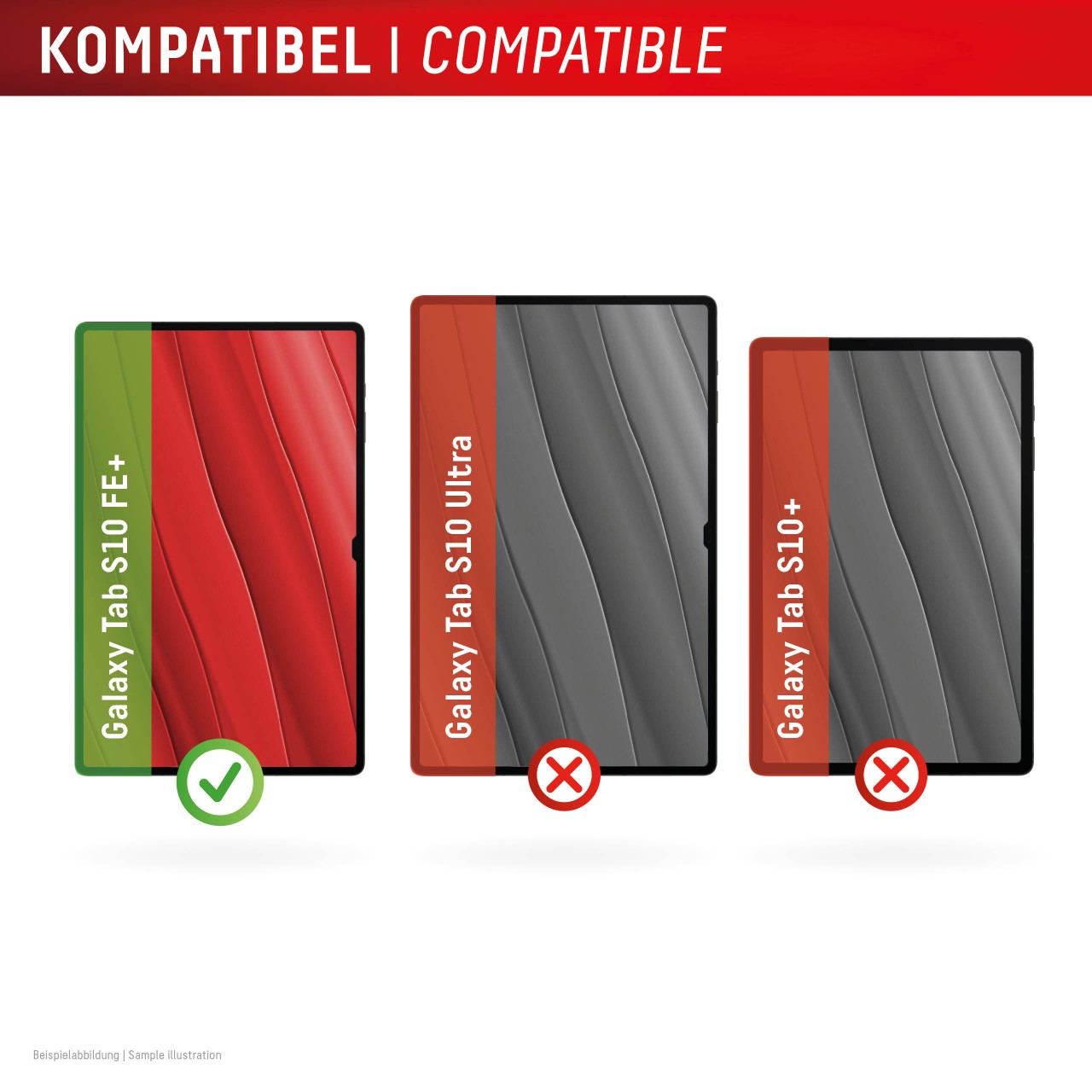 Samsung Galaxy Tab S10 FE+ Tablet Schutzfolie
